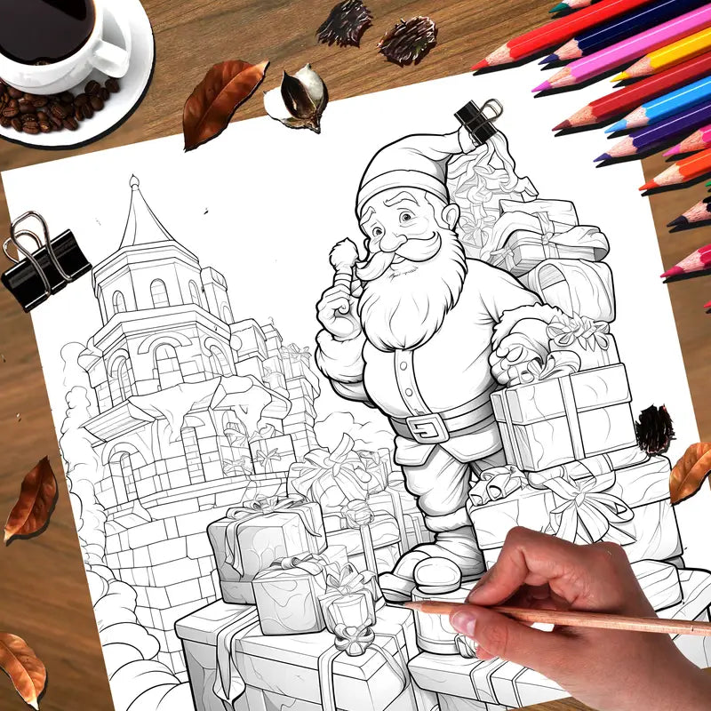 The magic of Christmas coloring book värityskirja
