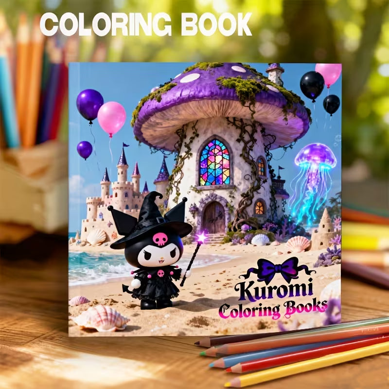 Kuromi coloring book värityskirja