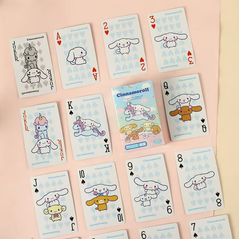 Sanrio cinnamoroll korttipakka