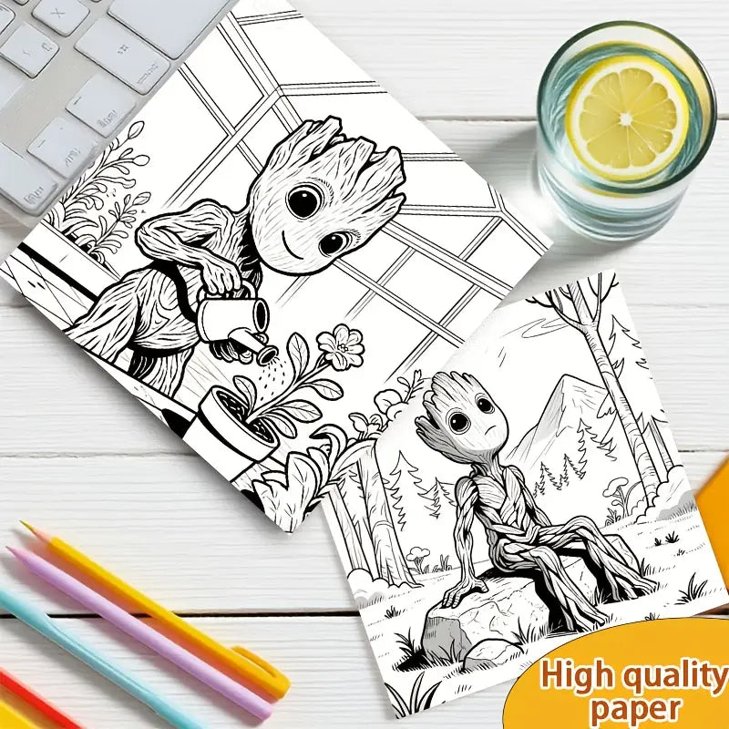 Groot coloring book värityskirja
