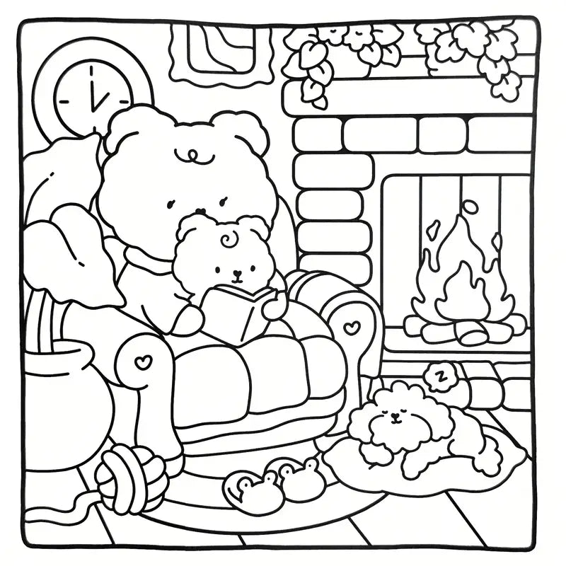 Mom Moments coloring book värityskirja