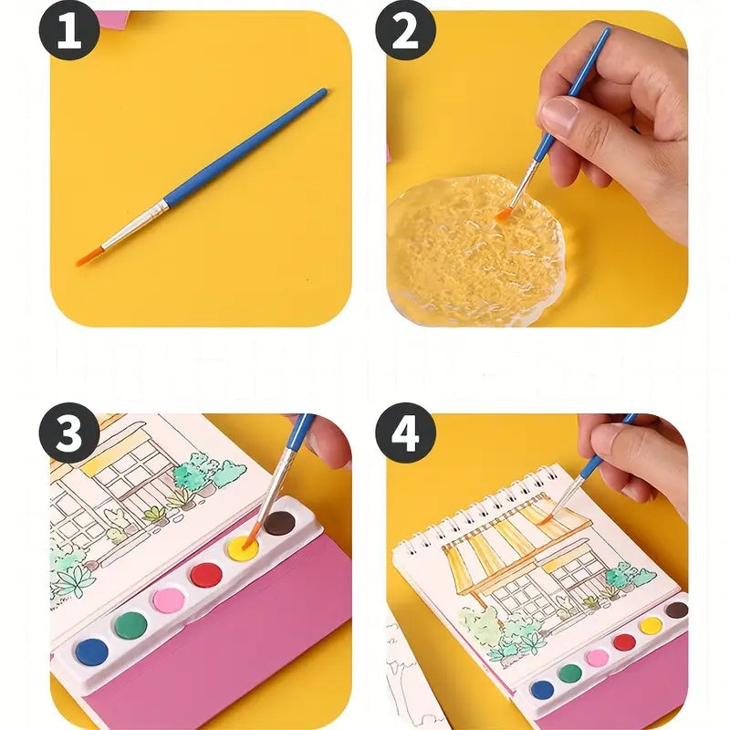 Water colors coloring book värityskirja