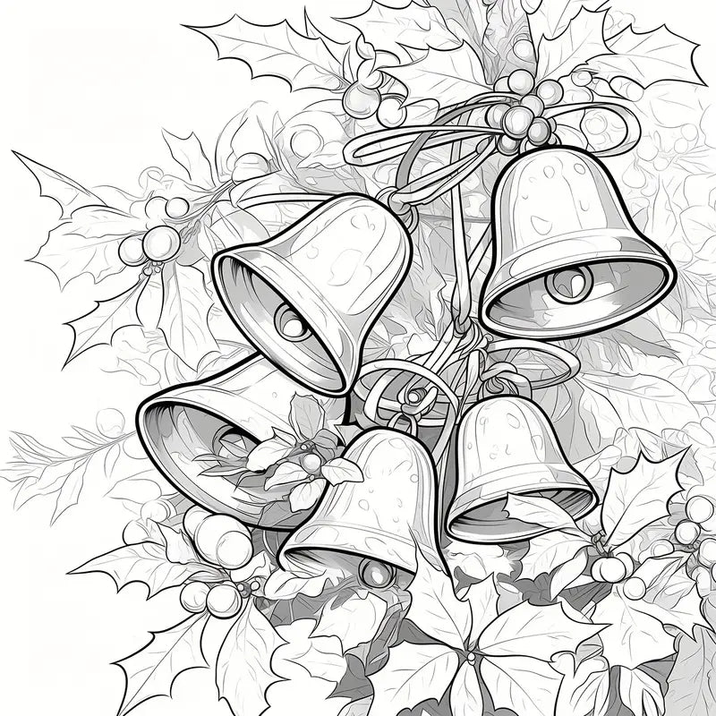 Merry Christmas coloring book värityskirja