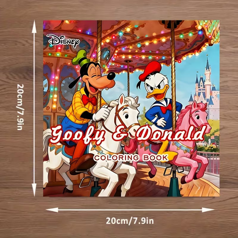Goofy and donald -värityskirja coloring book