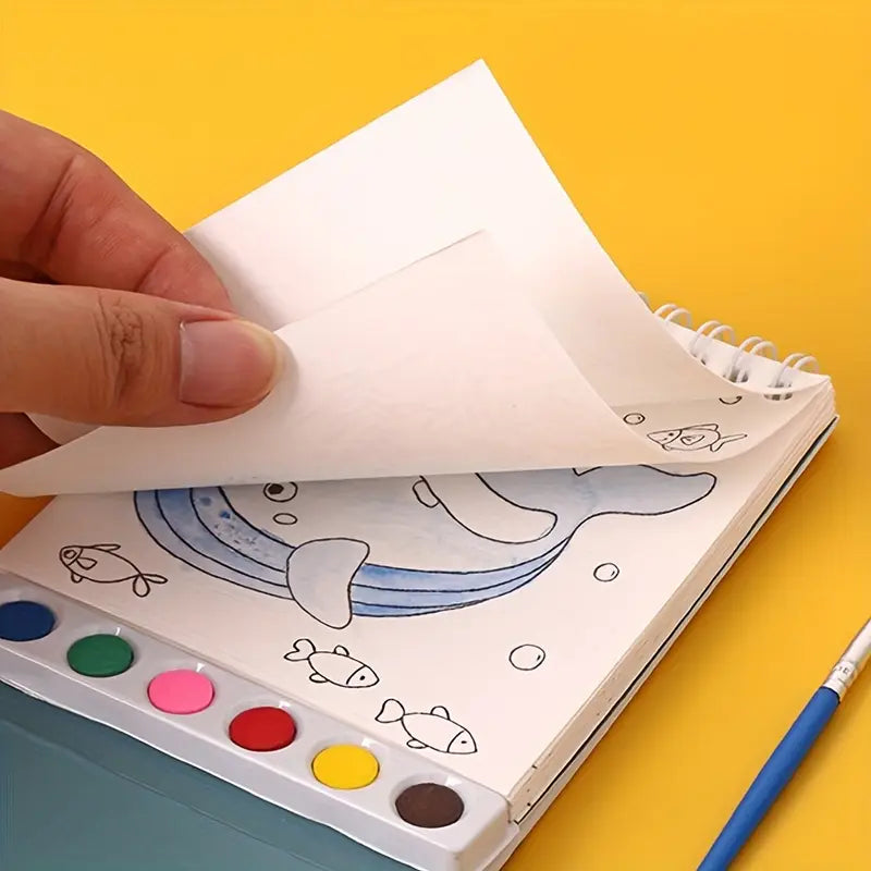 Water colors coloring book värityskirja