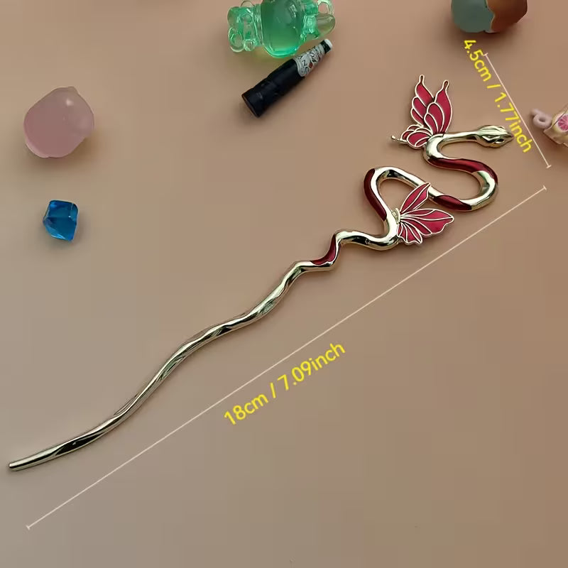 1 kpl metallisia hiuspinnejä, tyylikkäitä hiusasusteita elegantteihin kampauksiin