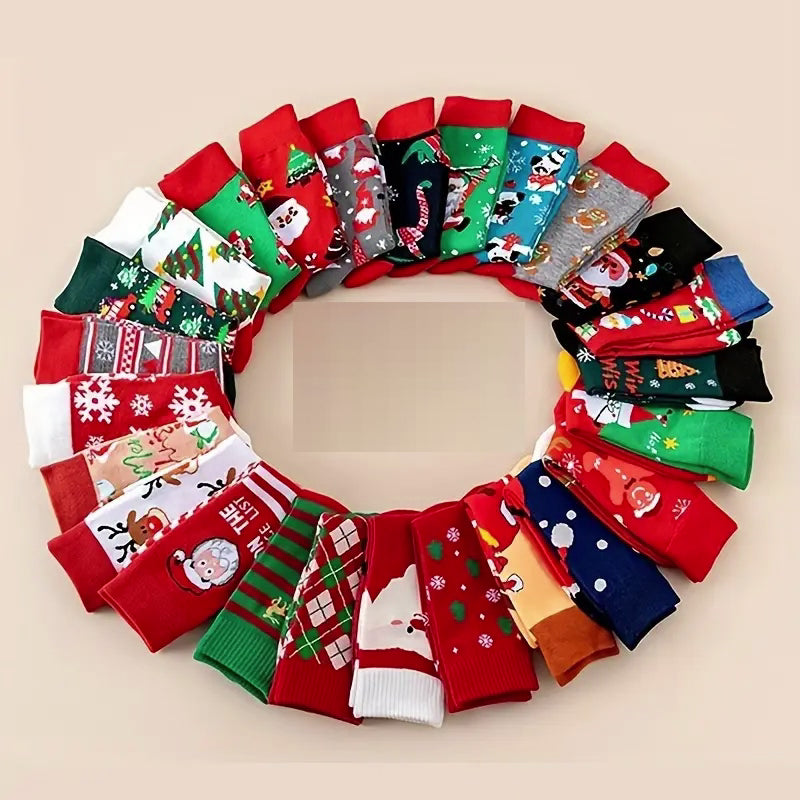 1 kpl satunnaisia joulusukkia, loistava laatu