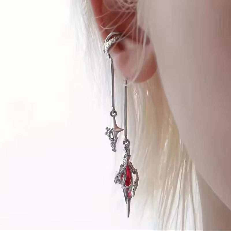 Pari kalvosinkorvakoruja, ei lävistystä tarvita