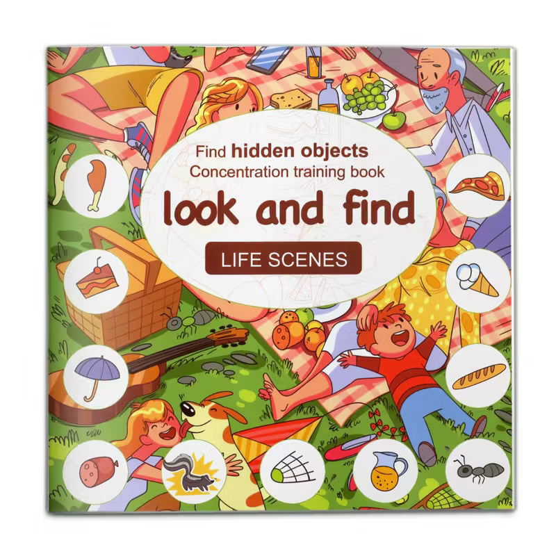 Look and find coloring book