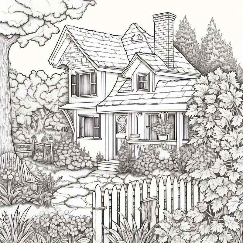 Lovely Home coloring book värityskirja