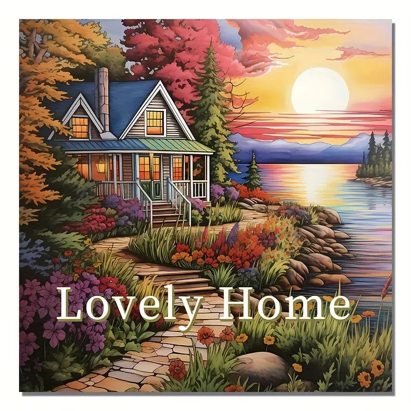 Lovely Home coloring book värityskirja