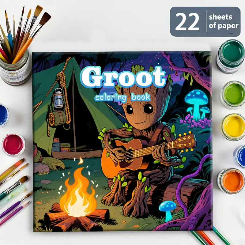 Groot coloring book värityskirja