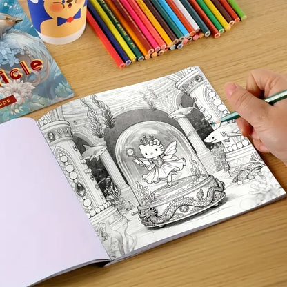 Hello Kitty's Music Box  coloring book värityskirja