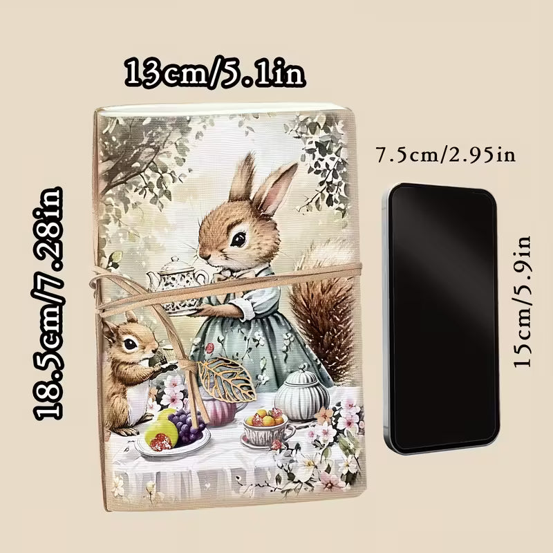 1kpl A5, 80 sivua, Metsäneläinten juhlaluonnoskirja