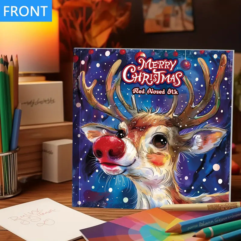 Merry Christmas coloring book värityskirja