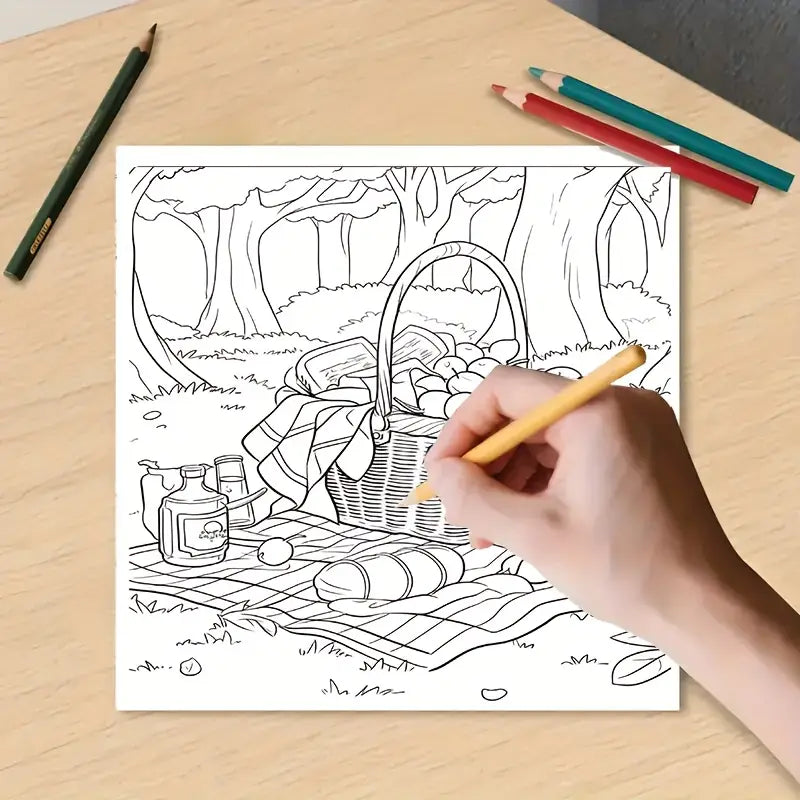 Cozy fall vibes coloring book värityskirja