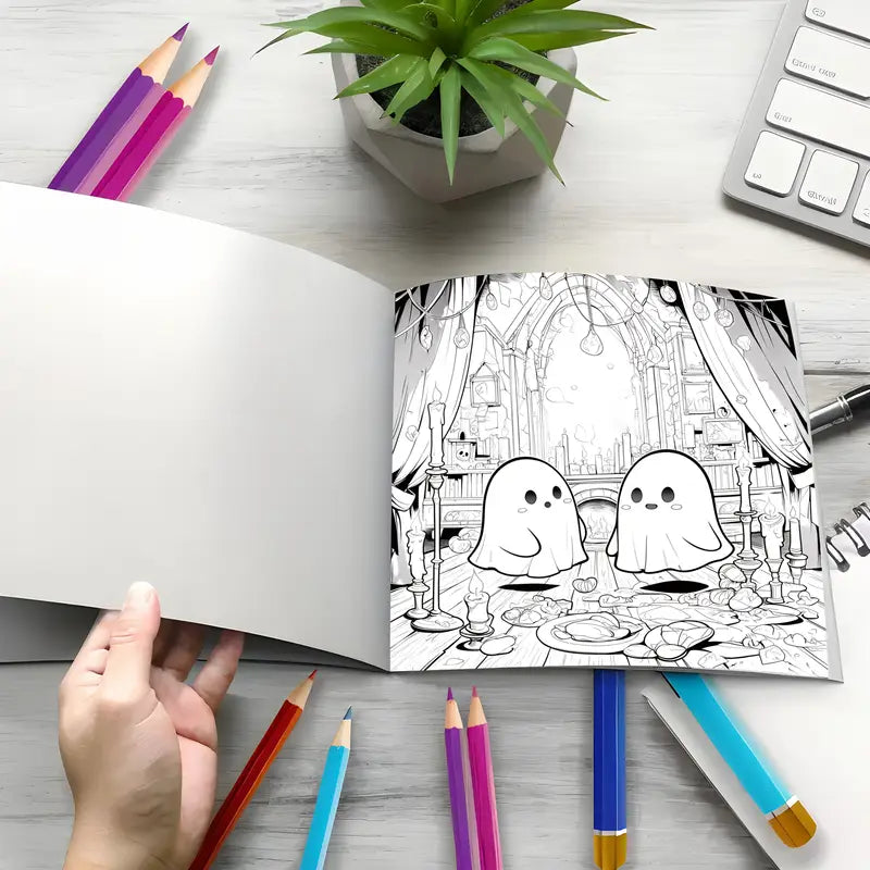 Creepy cute coloring book värityskirja