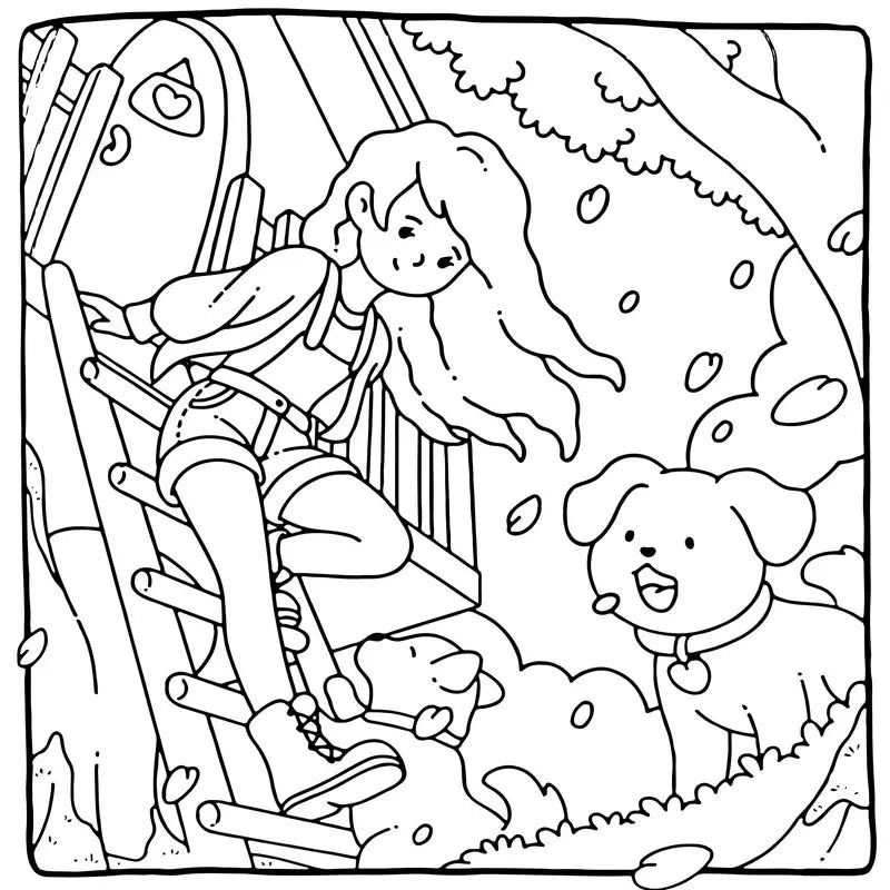 Simple joy coloring book värityskirja