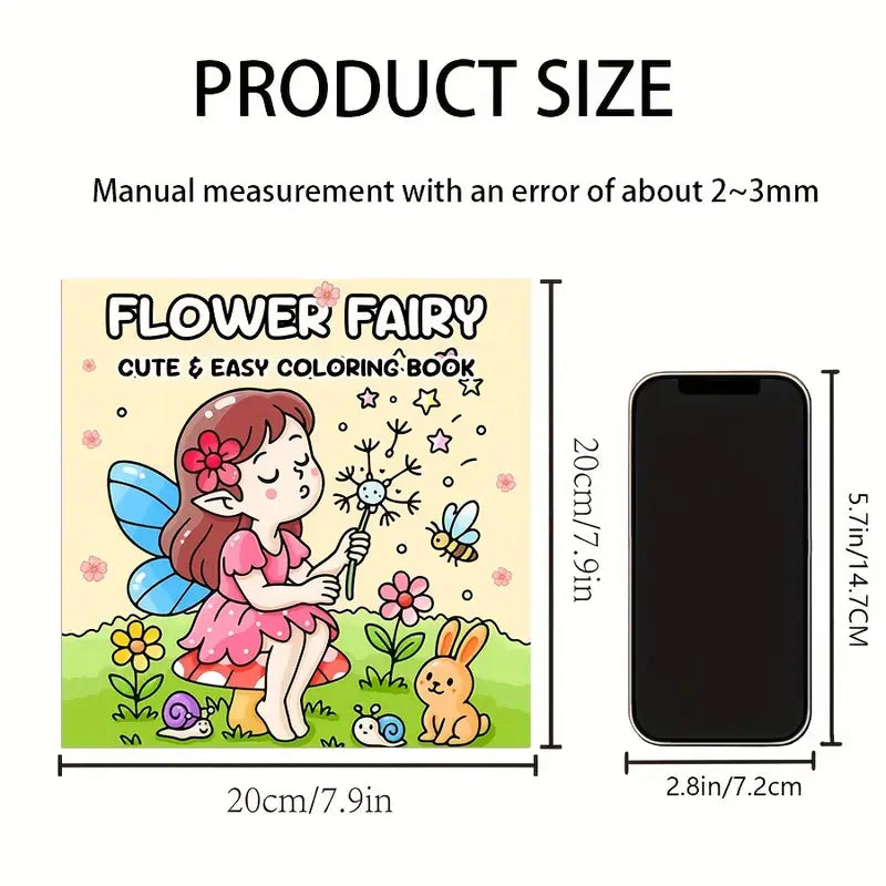 Flower fairy coloring book värityskirja