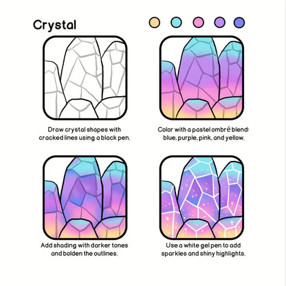 How to draw patterns Kuinka piirtää kuvioita
