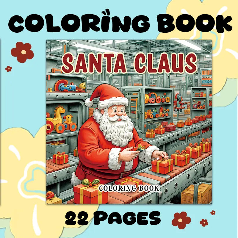 Santa Claus coloring book värityskirja
