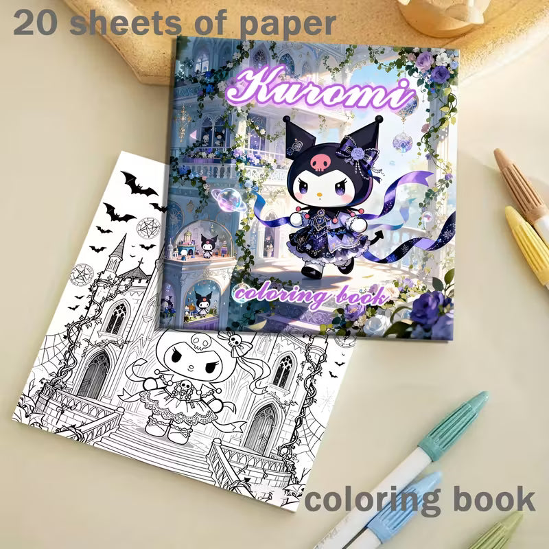 Kuromi coloring book värityskirja