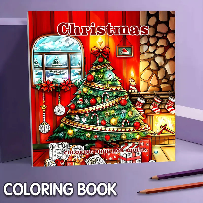 Christmas coloring book värityskirja