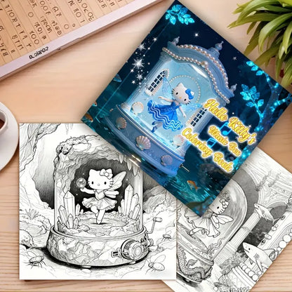 Hello Kitty's Music Box  coloring book värityskirja