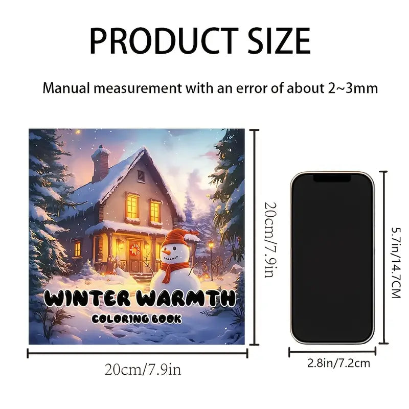 Winter warmth coloring book värityskirja