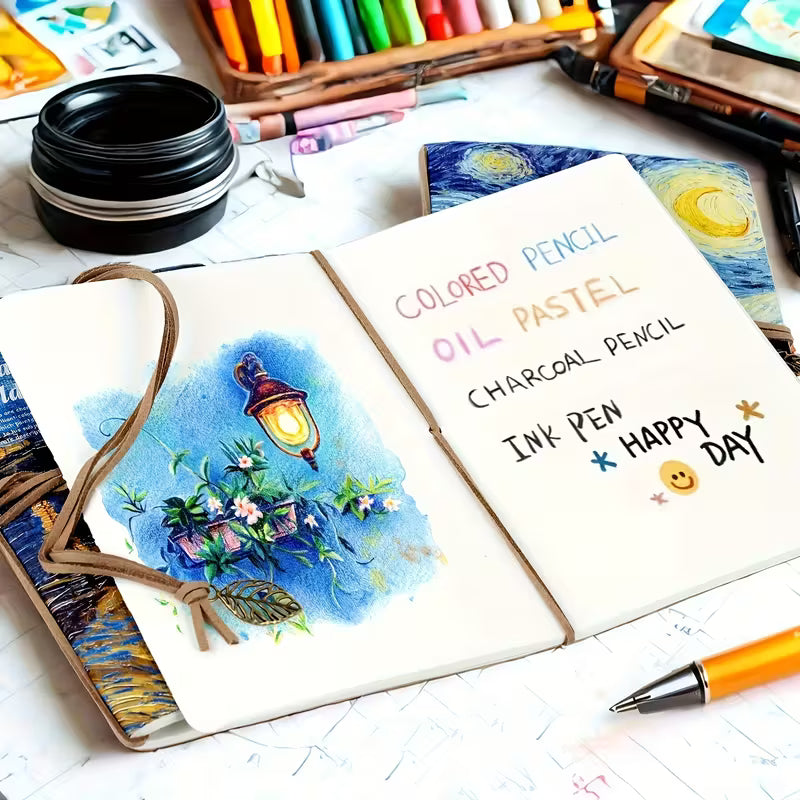 1kpl A5, Van Gogh -öljymaalauksen luonnoskirja