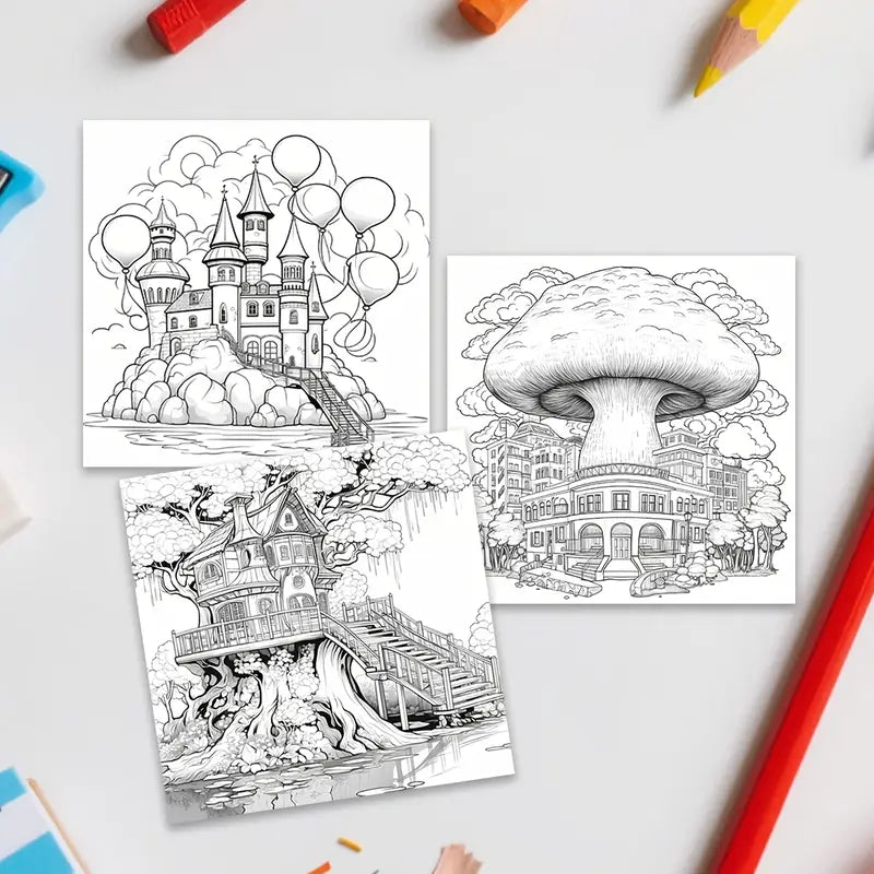 Dream realm coloring book värityskirja