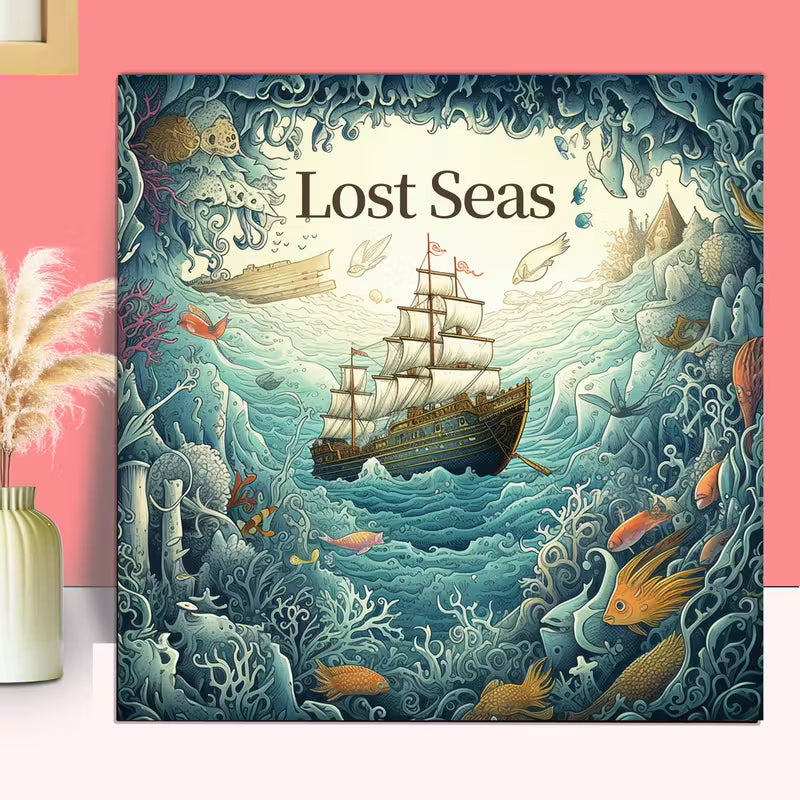 Lost seas coloring book värityskirja