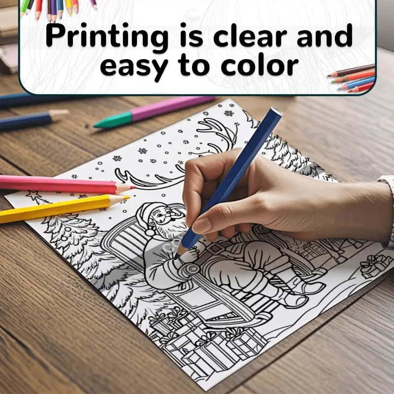 Merry Christmas coloring book värityskirja