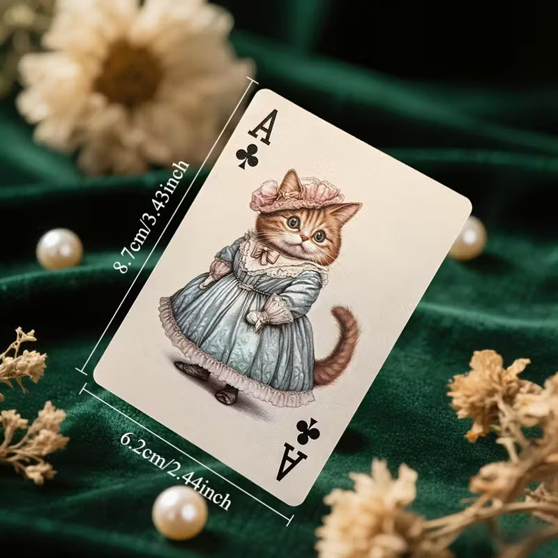 Vintage-viktoriaanisen tyylin pelikortit