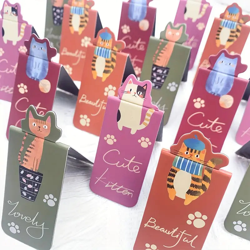 1 kpl Söpöt kissamagneettiset kirjanmerkit