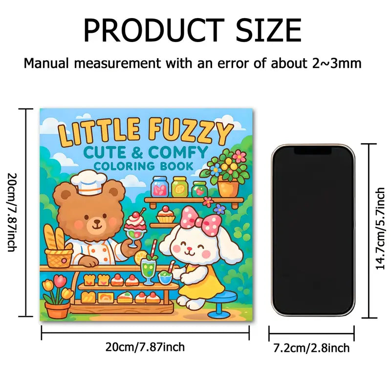 Little fuzzy coloring book värityskirja