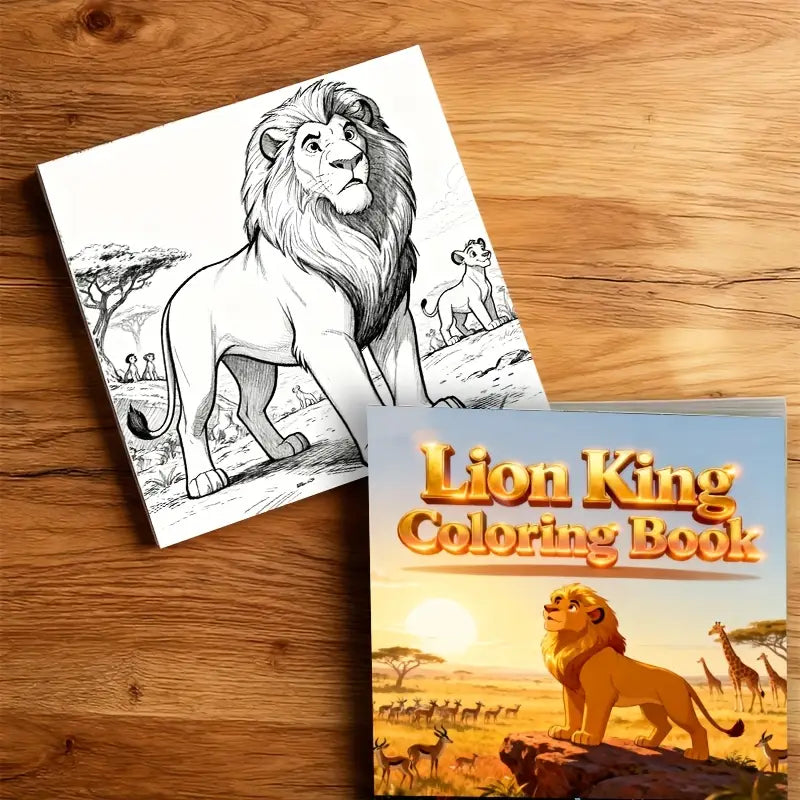 Disney Lion king coloring book värityskirja