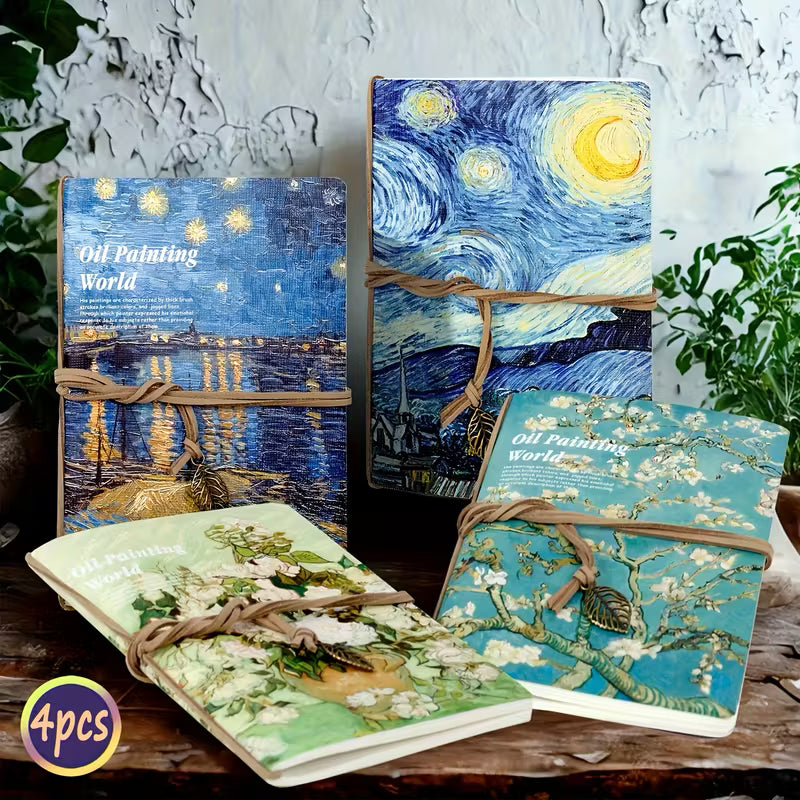 1kpl A5, Van Gogh -öljymaalauksen luonnoskirja