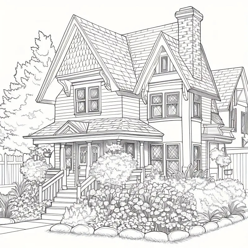 Lovely Home coloring book värityskirja