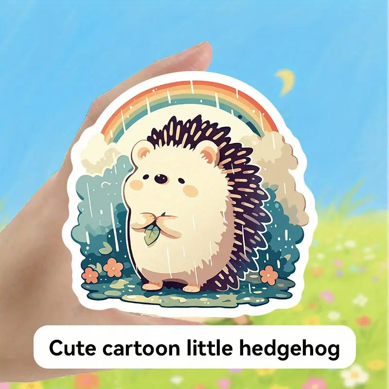 1kpl Söpöt piirretty siilitarrat - Vedenpitävä