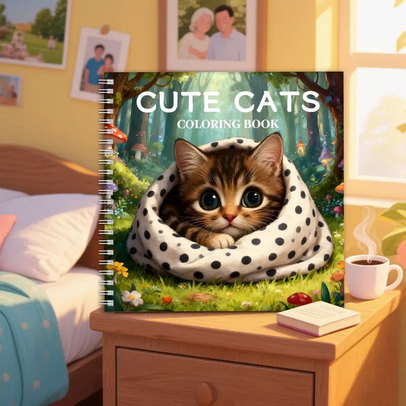 Cute Cats coloring book värityskirja