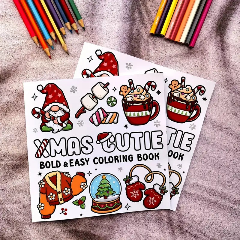 Xmas cutie coloring book värityskirja