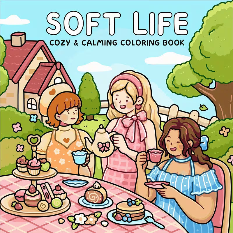 Tulossa pian! Soft life Värityskirja