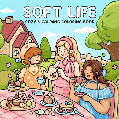 Soft life Värityskirja coloring book