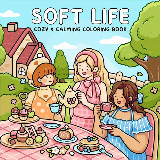 Soft life Värityskirja coloring book