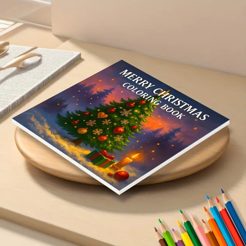 Merry Christmas coloring book värityskirja