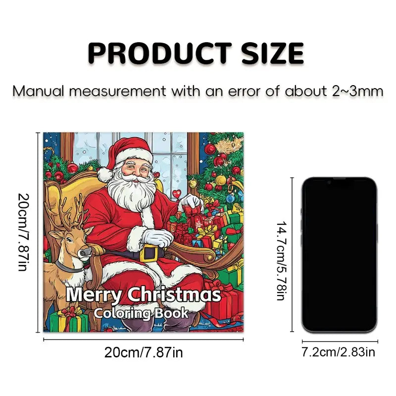 Merry Christmas coloring book värityskirja