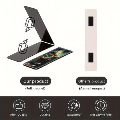 1 kpl magneettisia kirjanmerkkejä keijuteemalla