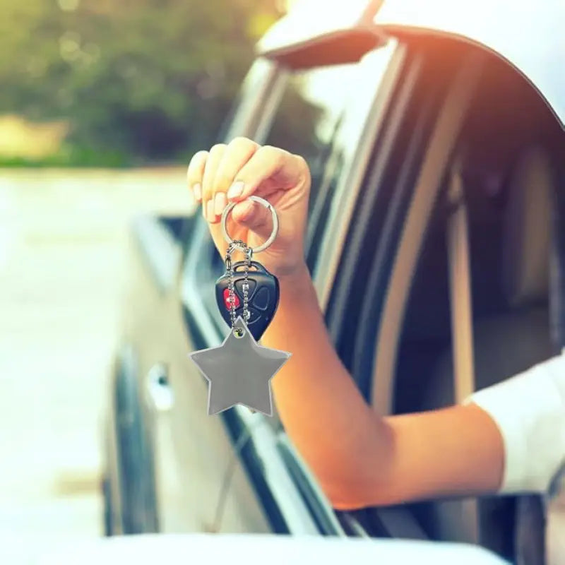 Reflective key chain