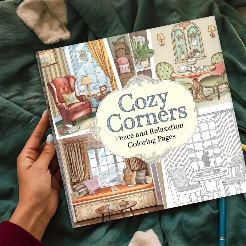 Cozy corners coloring book värityskirja